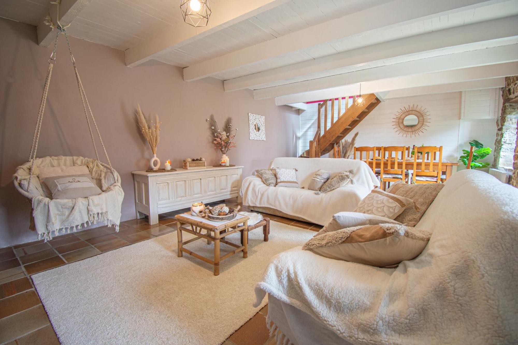 Ti Vaen I Maison Traditionnelle Bretonne & Sauna Lanvéoc Extérieur photo