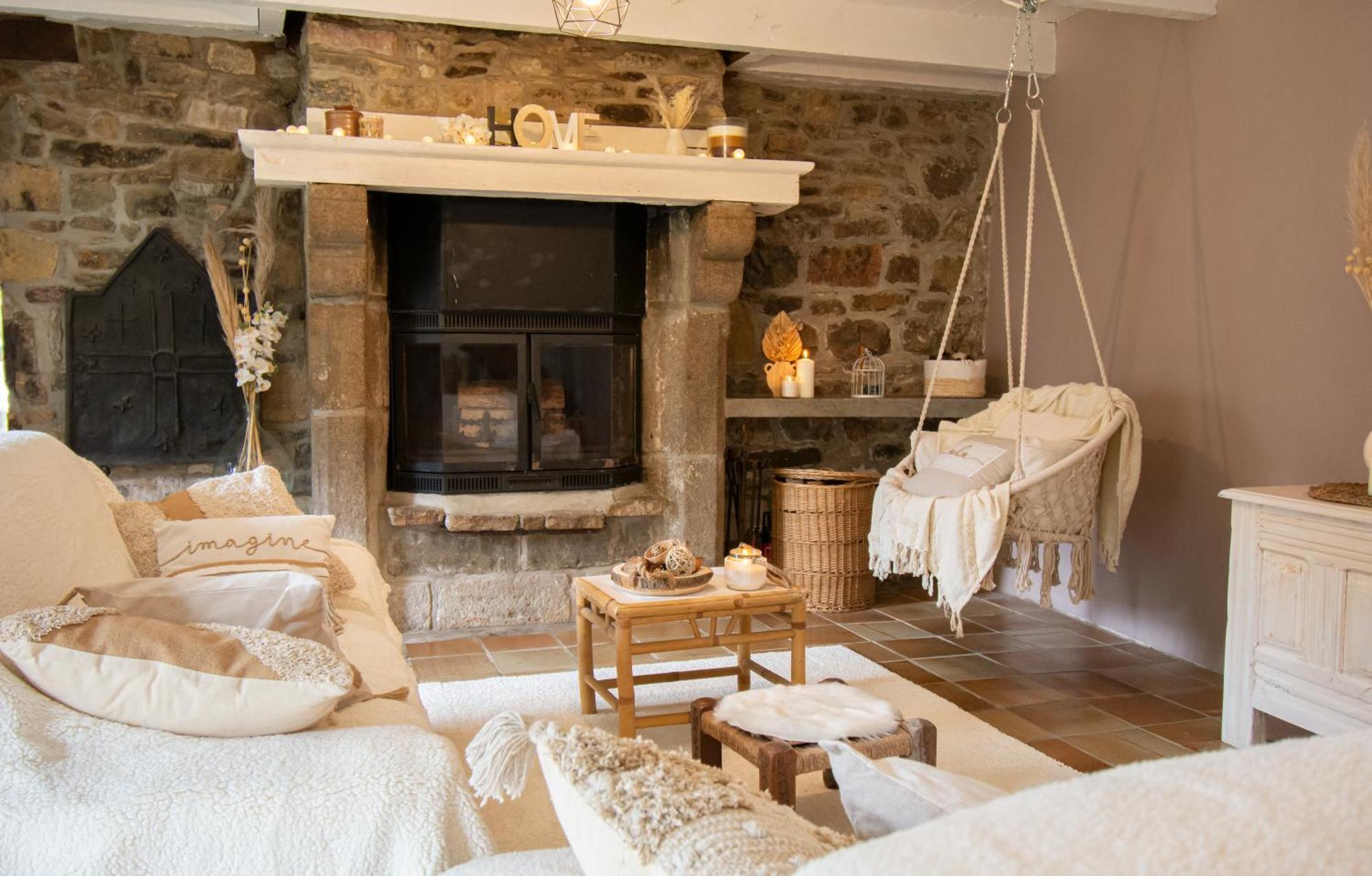 Ti Vaen I Maison Traditionnelle Bretonne & Sauna Lanvéoc Extérieur photo